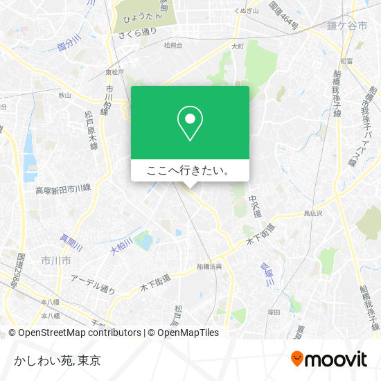 かしわい苑地図