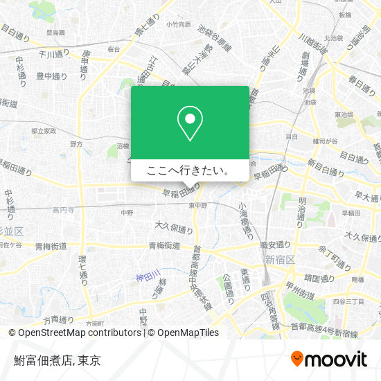 鮒富佃煮店地図