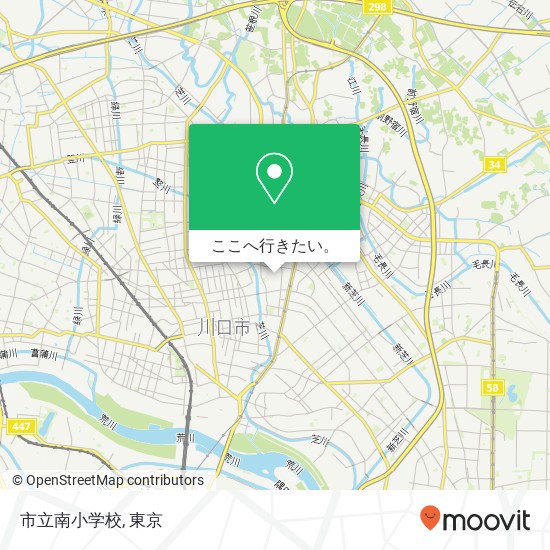 市立南小学校地図