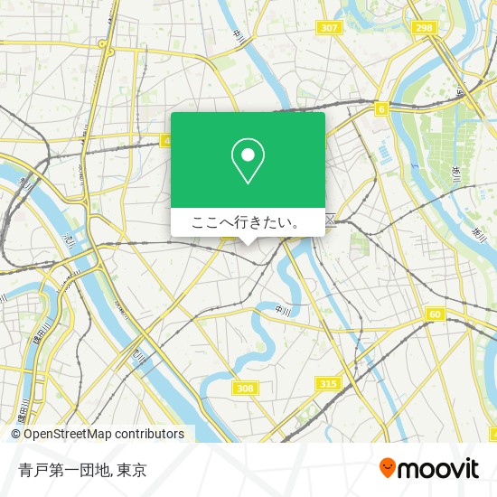 青戸第一団地地図