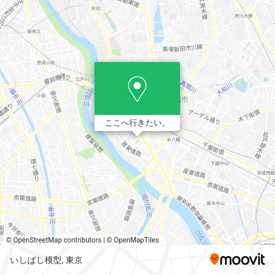 いしばし模型地図