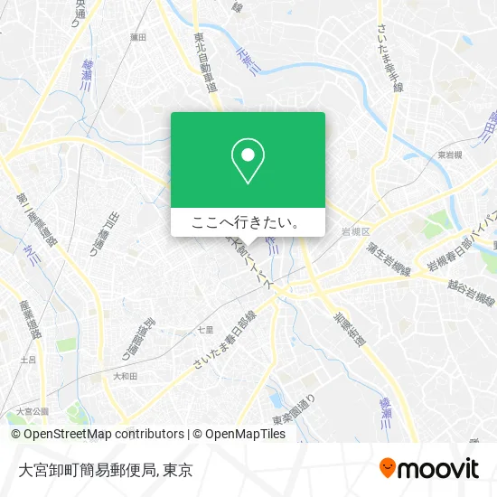 大宮卸町簡易郵便局地図