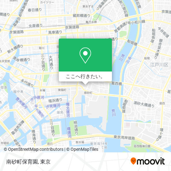 南砂町保育園地図