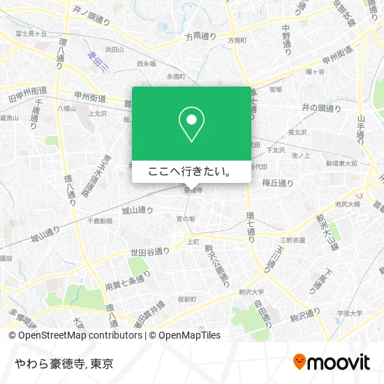 やわら豪徳寺地図