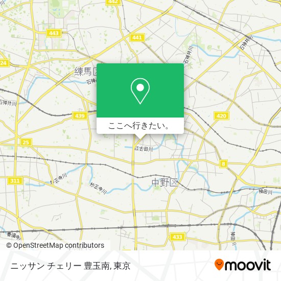 ニッサン チェリー 豊玉南地図