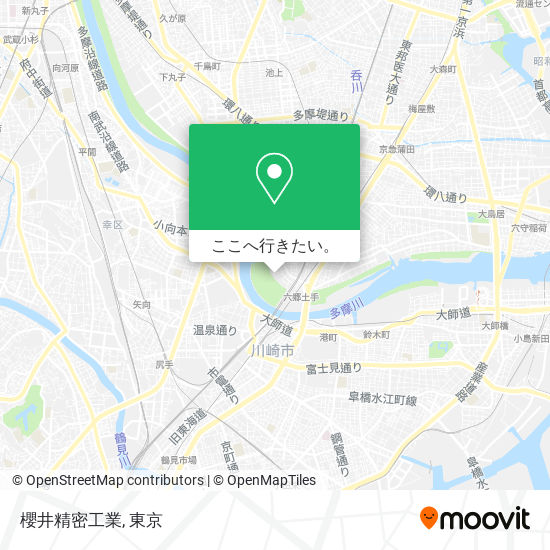 櫻井精密工業地図