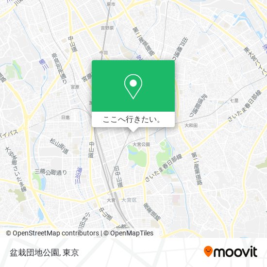 盆栽団地公園地図