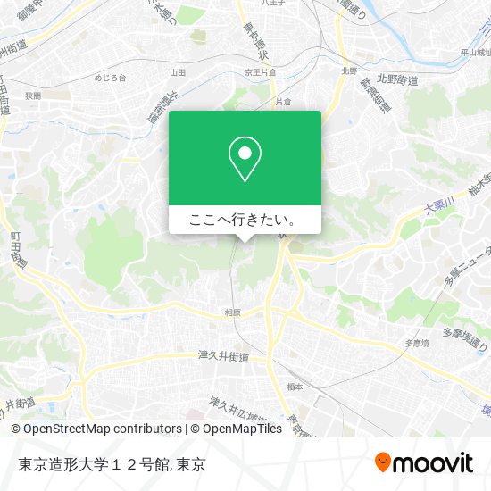 東京造形大学１２号館地図
