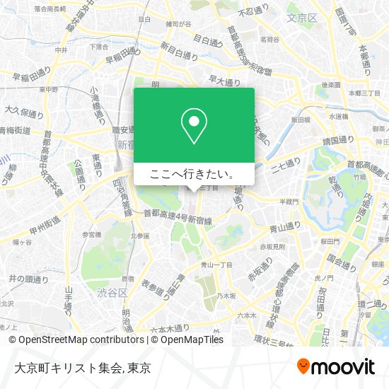大京町キリスト集会地図