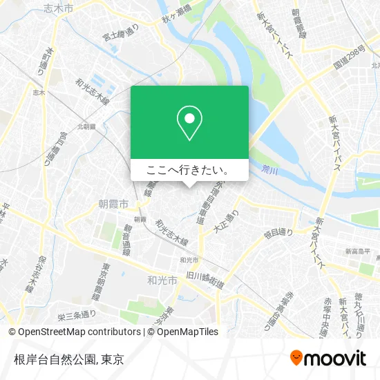 根岸台自然公園地図