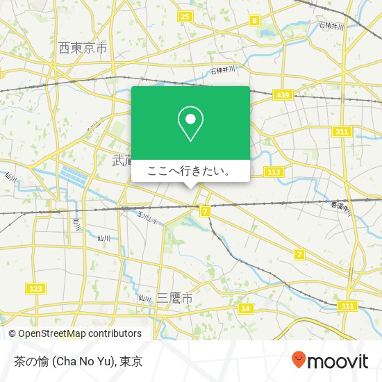茶の愉 (Cha No Yu)地図