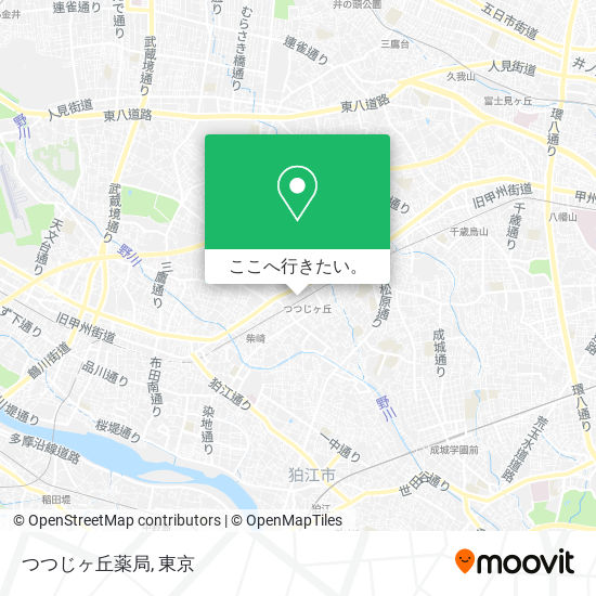 つつじヶ丘薬局地図