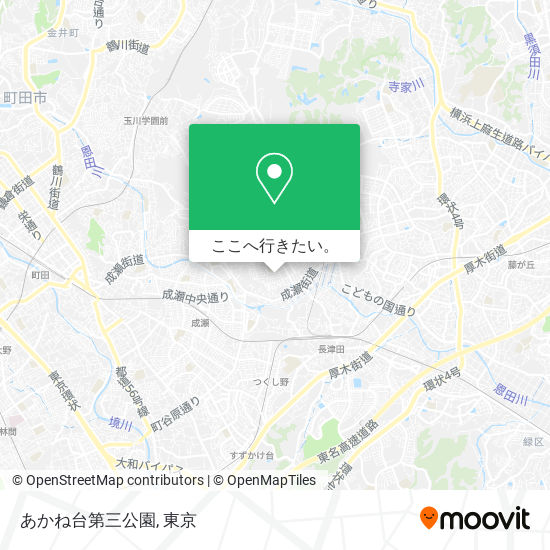 あかね台第三公園地図