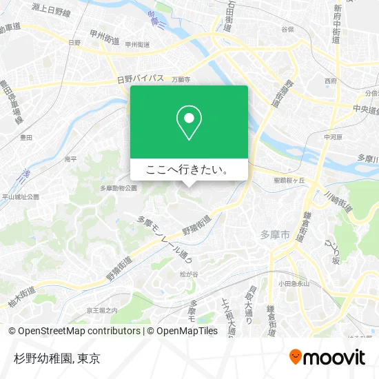 杉野幼稚園地図
