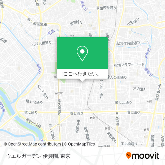 ウエルガーデン 伊興園地図