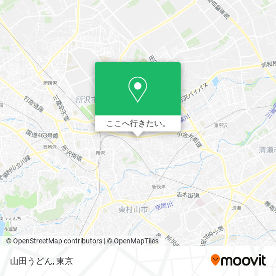 山田うどん地図