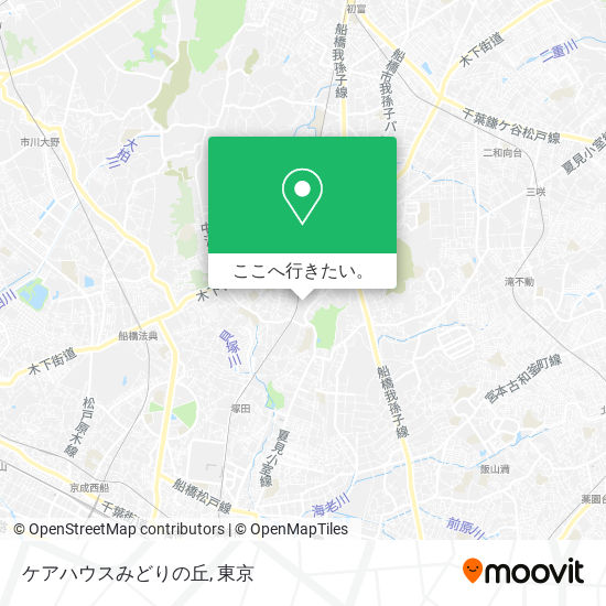 ケアハウスみどりの丘地図