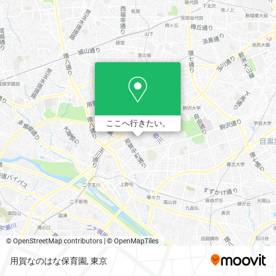 用賀なのはな保育園地図