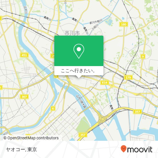 ヤオコー地図