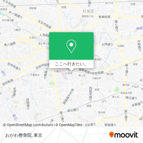 おがわ整骨院地図