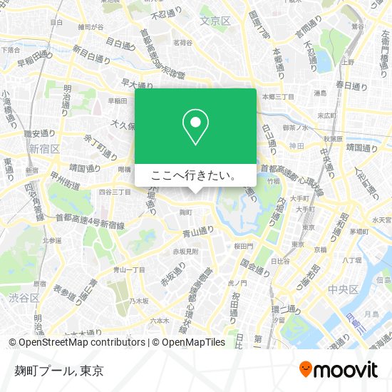 麹町プール地図