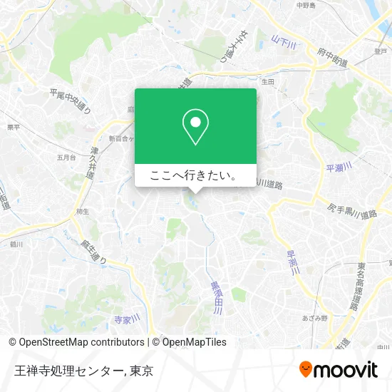 王禅寺処理センター地図