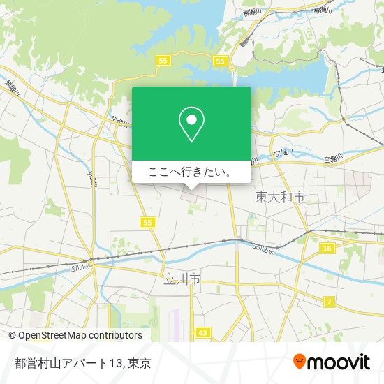 都営村山アパート13地図