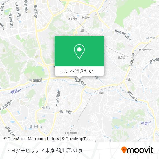 トヨタモビリティ東京 鶴川店地図