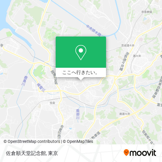 佐倉順天堂記念館地図