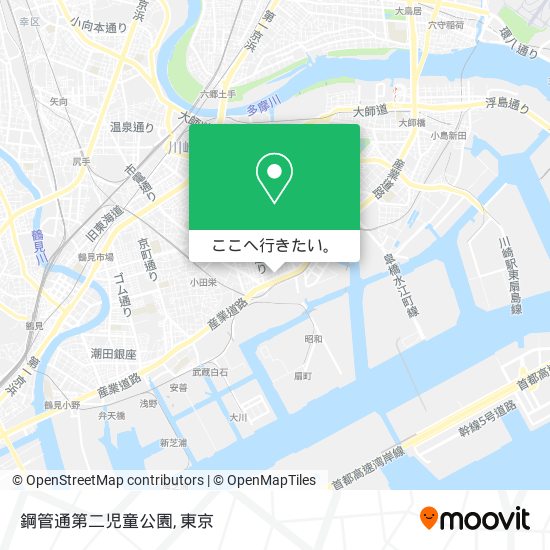 鋼管通第二児童公園地図