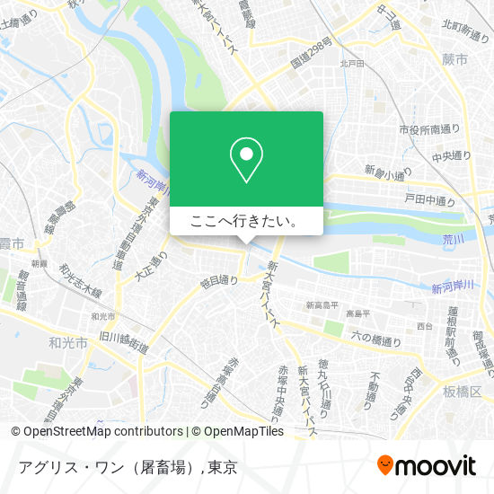 アグリス・ワン（屠畜場）地図