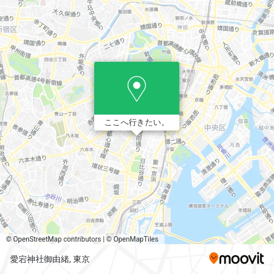 愛宕神社御由緒地図