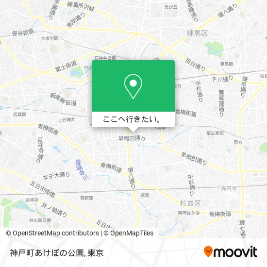 神戸町あけぼの公園地図