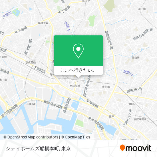 シティホームズ船橋本町地図