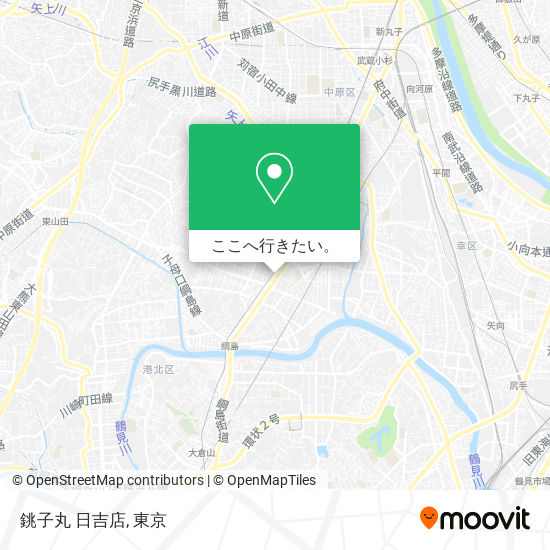 銚子丸 日吉店地図