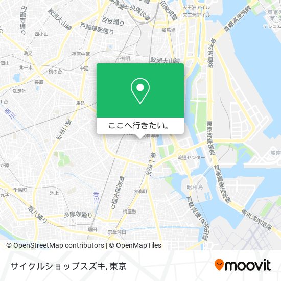 サイクルショップスズキ地図