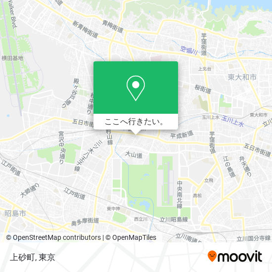 上砂町地図