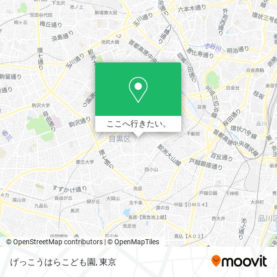 げっこうはらこども園地図