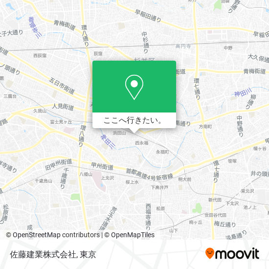 佐藤建業株式会社地図