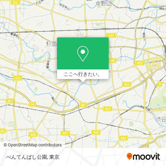 べんてんばし公園地図