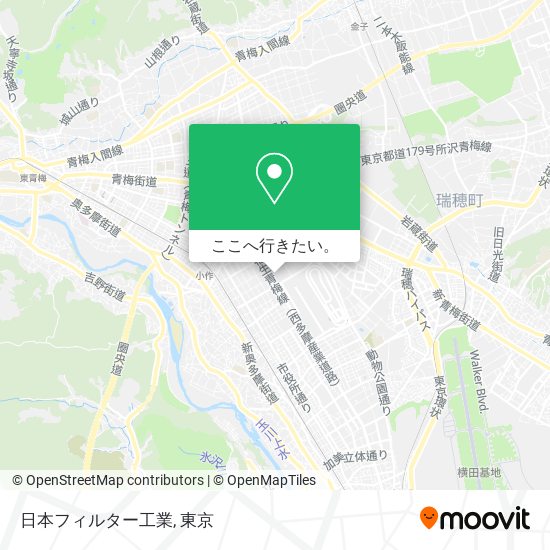 日本フィルター工業地図