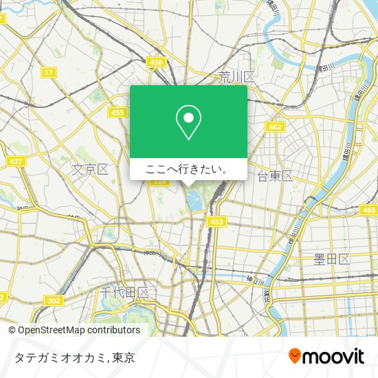 タテガミオオカミ地図