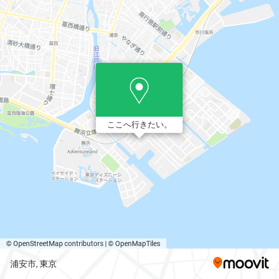 浦安市地図
