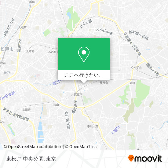 東松戸 中央公園地図
