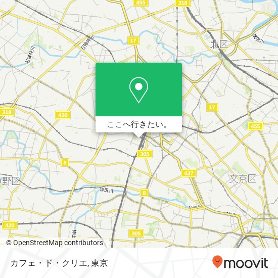 カフェ・ド・クリエ地図