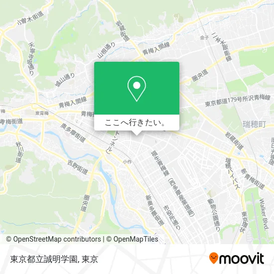 東京都立誠明学園地図