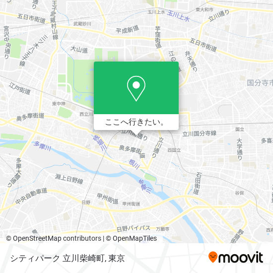 シティパーク 立川柴崎町地図