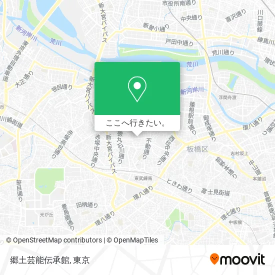 郷土芸能伝承館地図