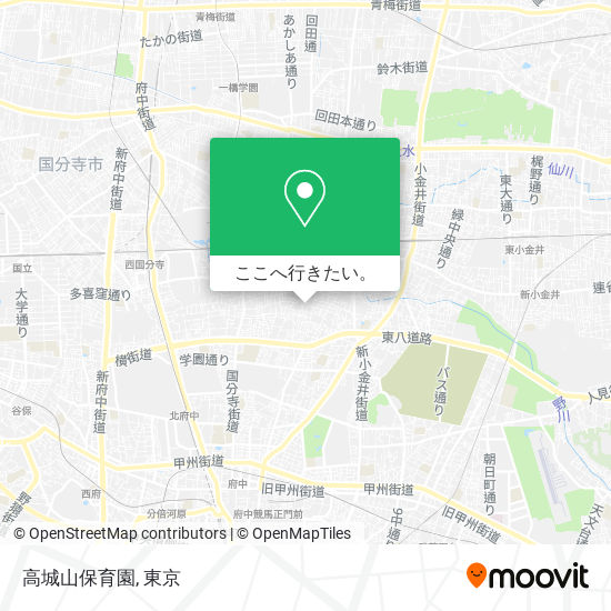 高城山保育園地図