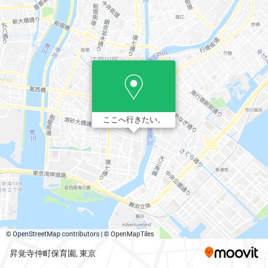 昇覚寺仲町保育園地図